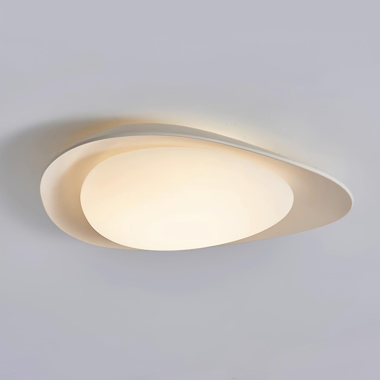Blex Ceiling Lamp Green&Beige Pebble Shape - Neutralighting