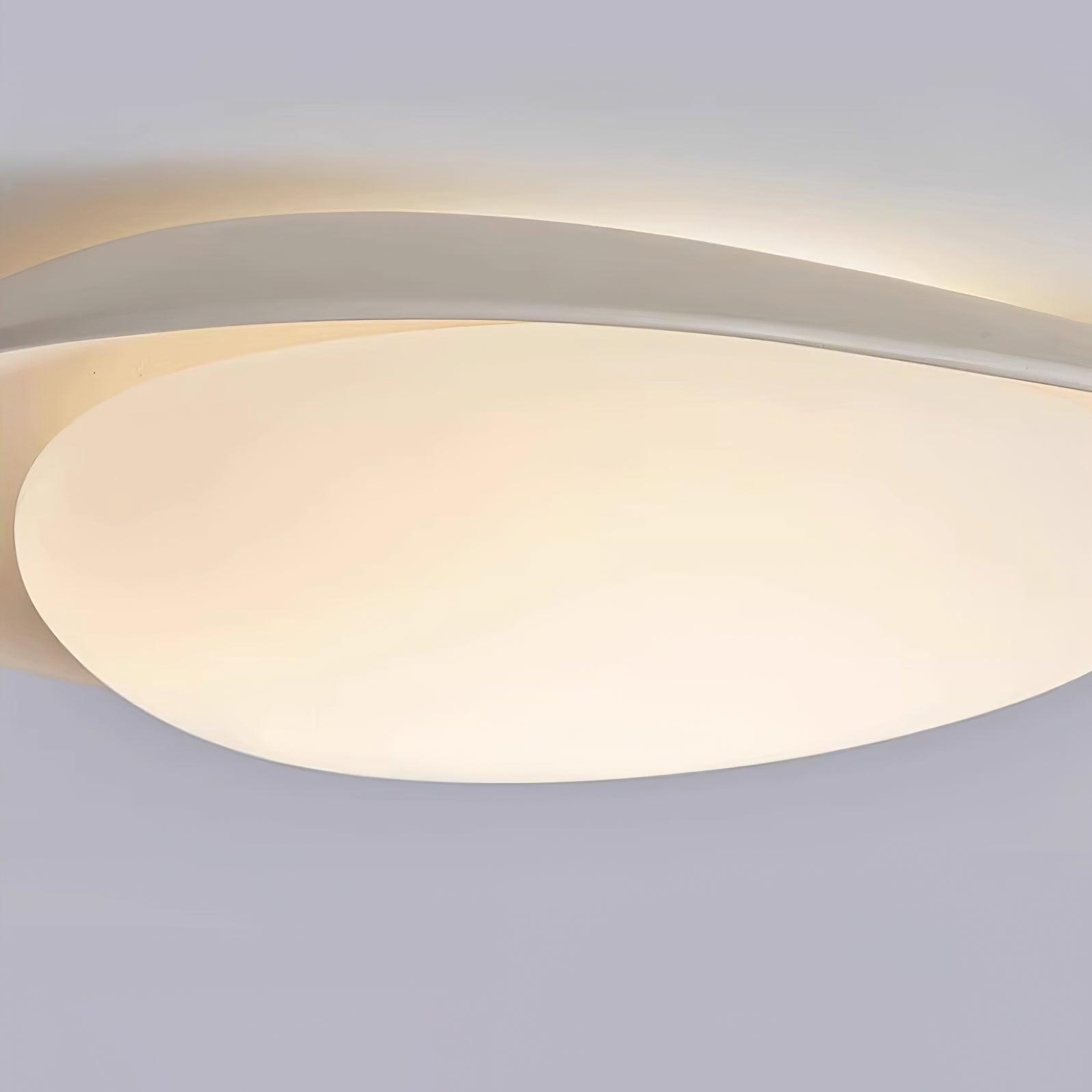 Blex Ceiling Lamp Green&Beige Pebble Shape - Neutralighting