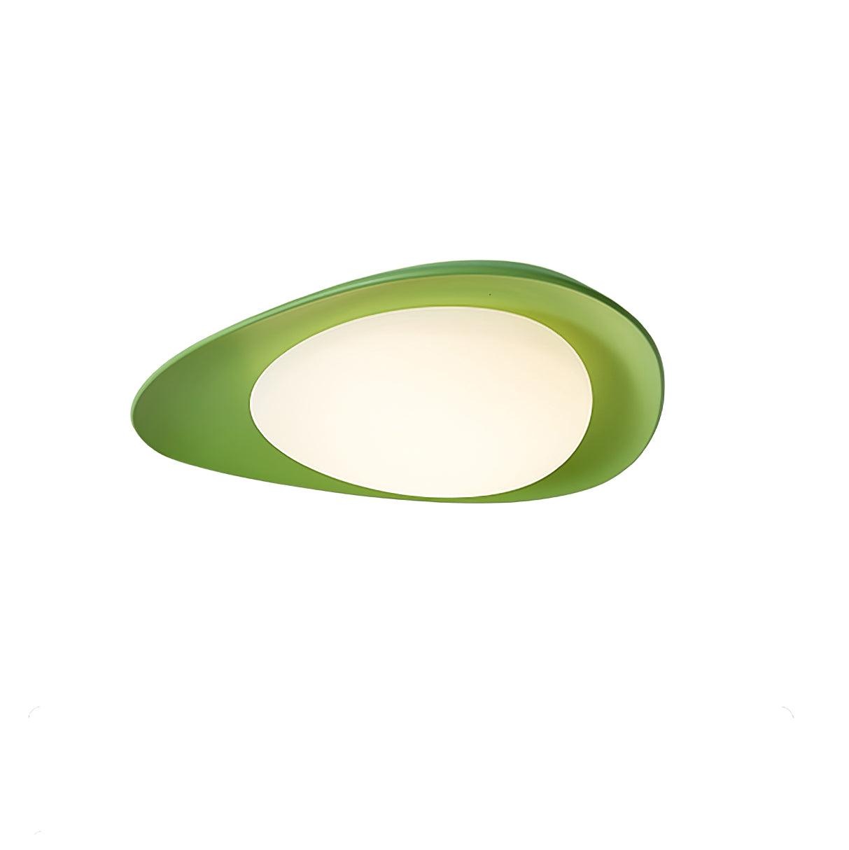 Blex Ceiling Lamp Green&Beige Pebble Shape - Neutralighting
