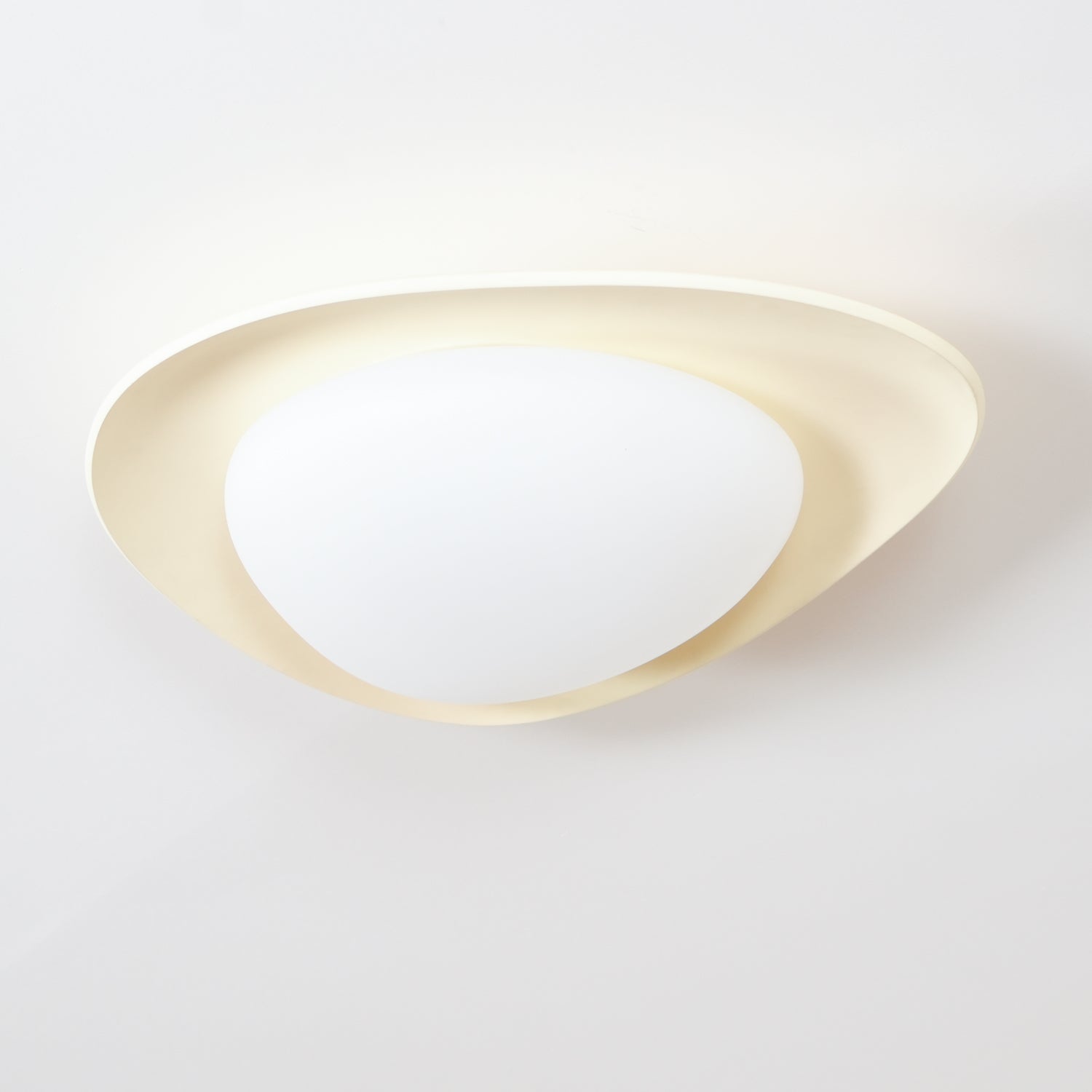 Blex Ceiling Lamp Green&Beige Pebble Shape - Neutralighting
