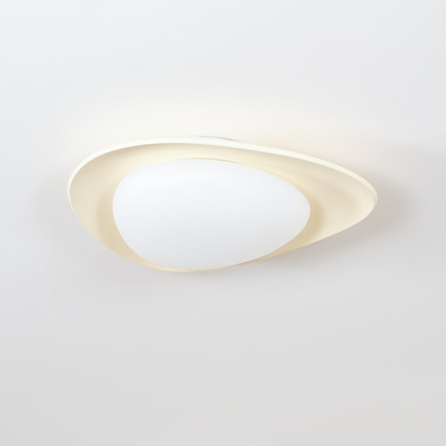 Blex Ceiling Lamp Green&Beige Pebble Shape - Neutralighting