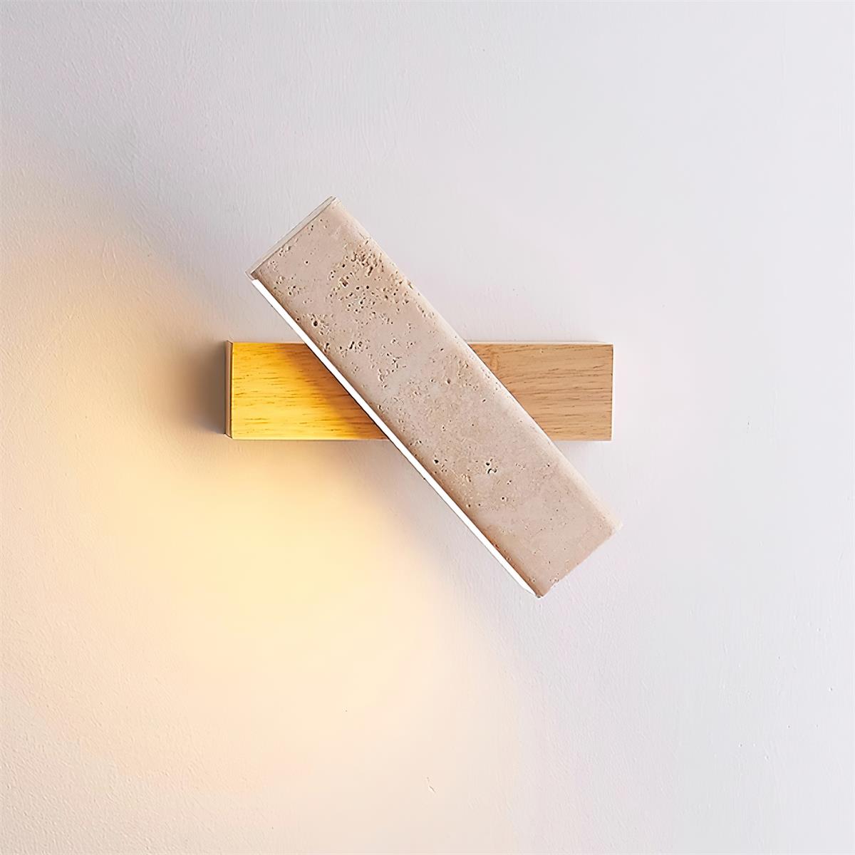 Orbit Travertine Rotating Wall Lamp - Neutralighting