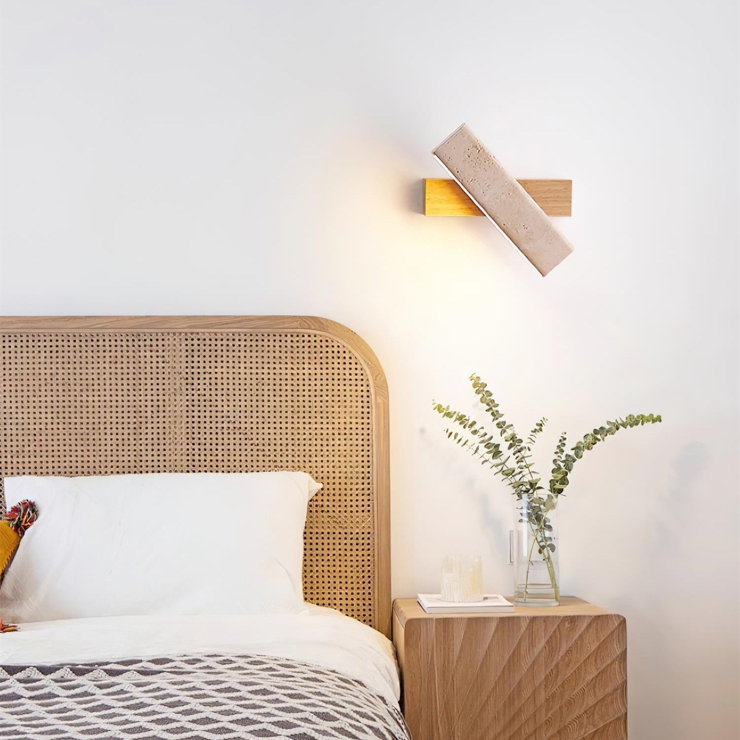Orbit Travertine Rotating Wall Lamp - Neutralighting