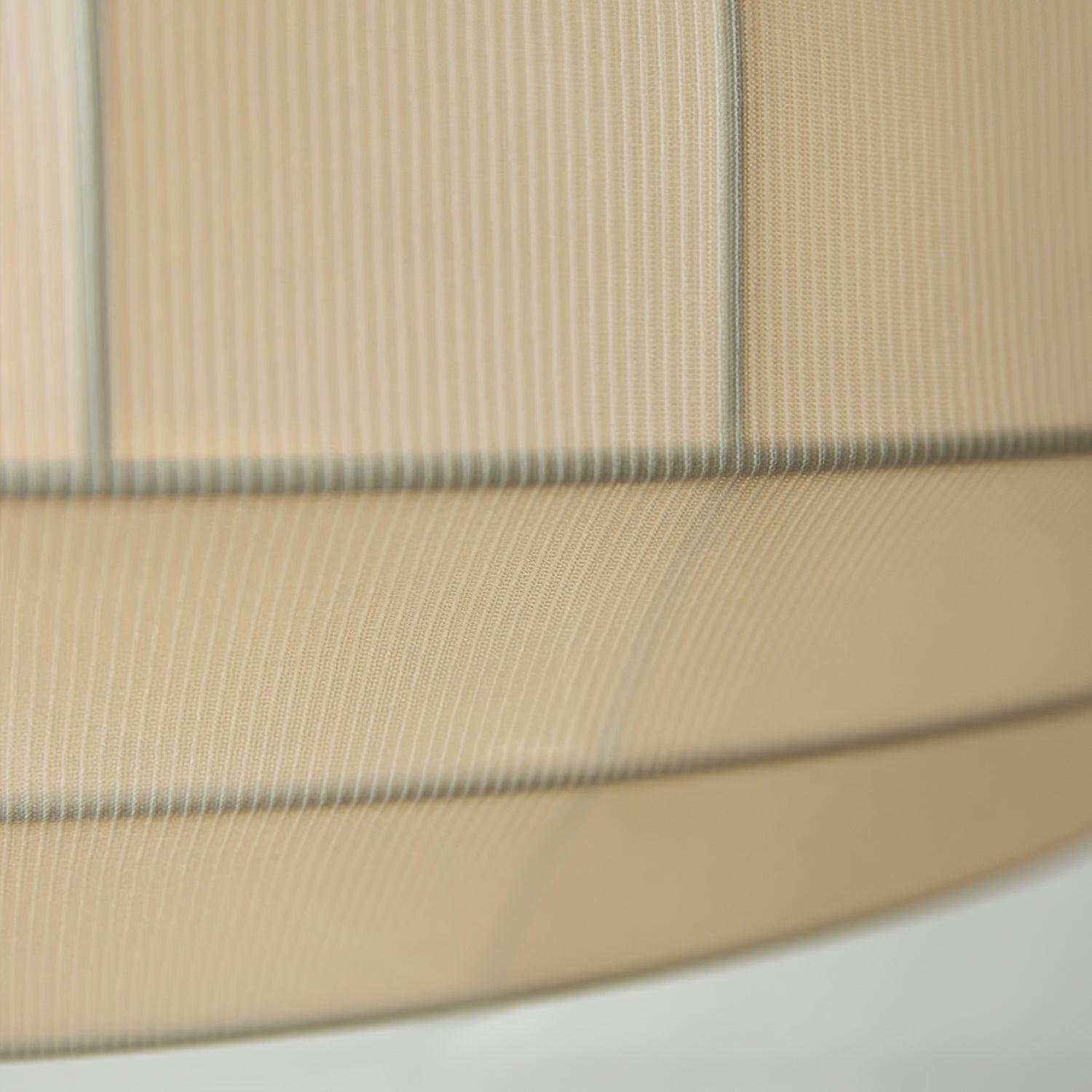 Pendant Lamp Silk Shade White Fabric Vertical Lines Soft Modern Minimalist - Neutralighting