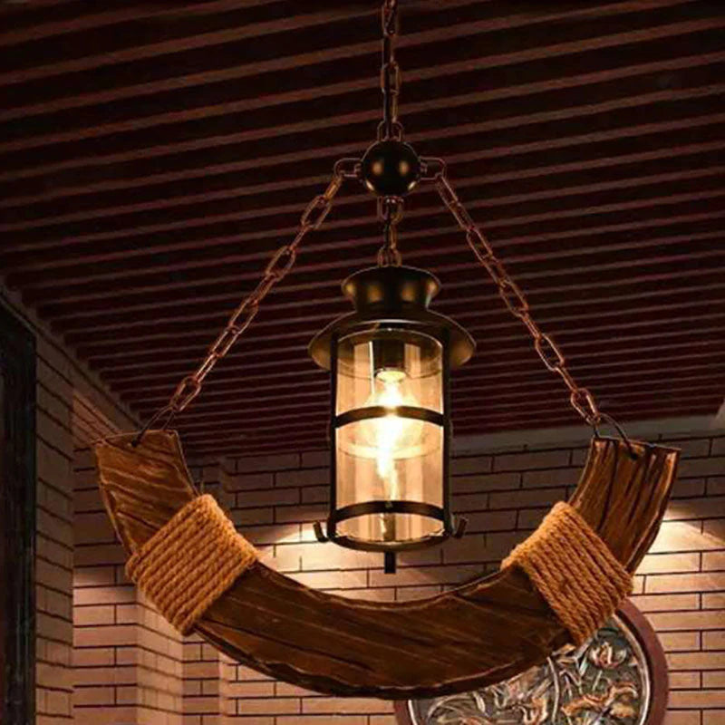 Epoch Decorative Pendant Light Wood Brown Dining Room Living Room - Neutralighting