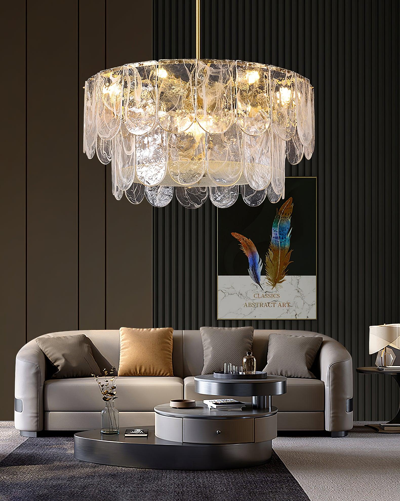 Traditional Classic Glass Chandelier - Blowlighting