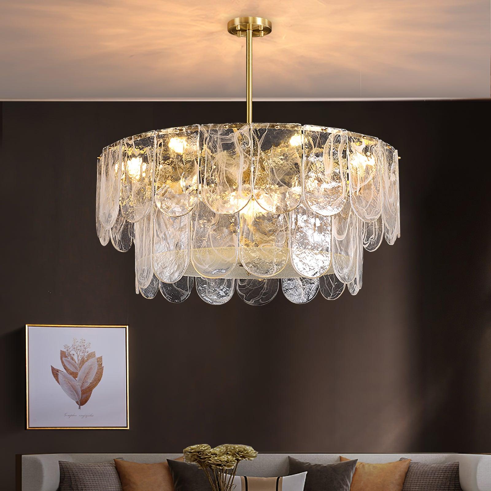 Traditional Classic Glass Chandelier - Blowlighting