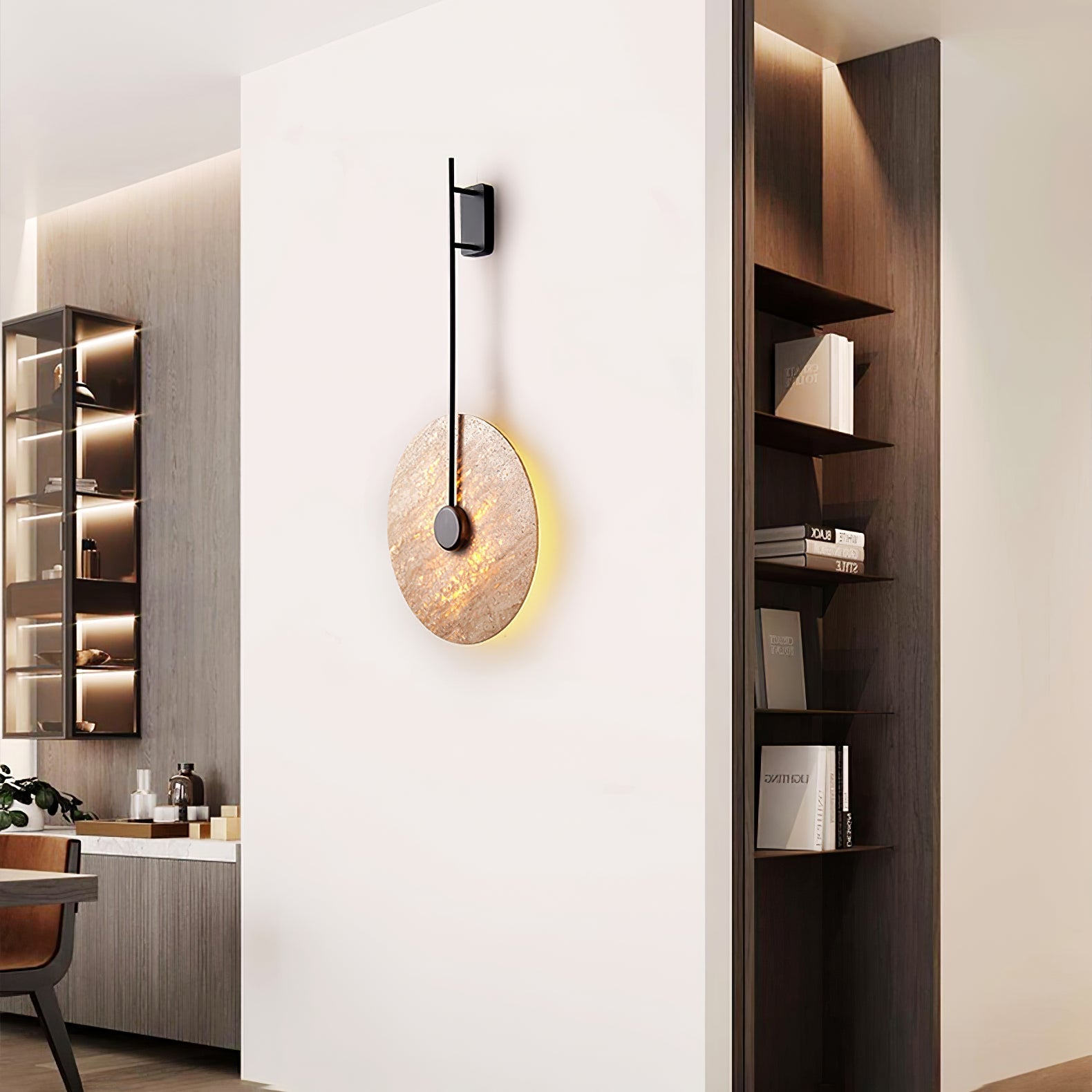Visolia Travertine Wall Light - Neutralighting