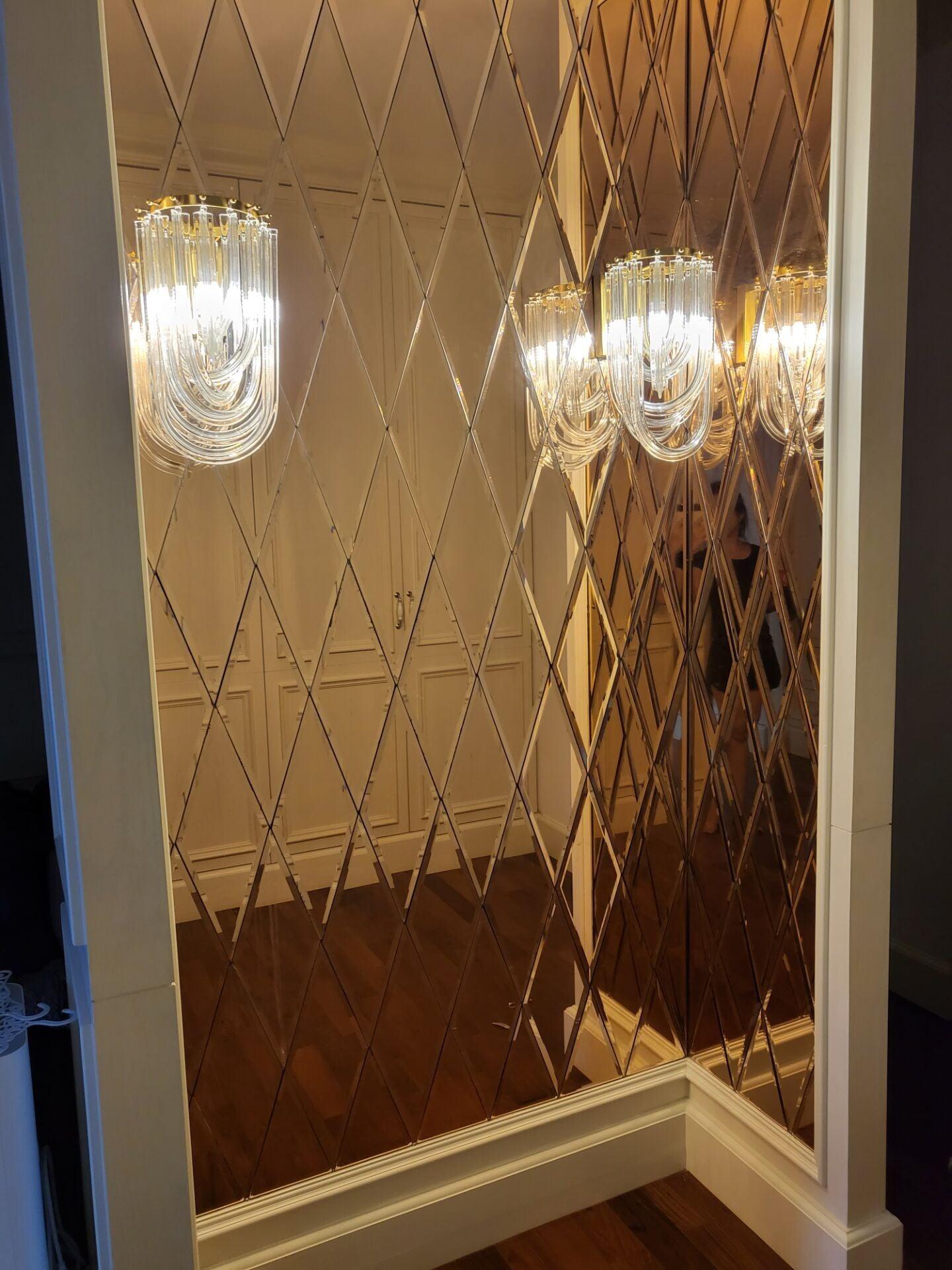 Aurora Wall Lamp Trevi Murano Glass Gold Modern Luxury