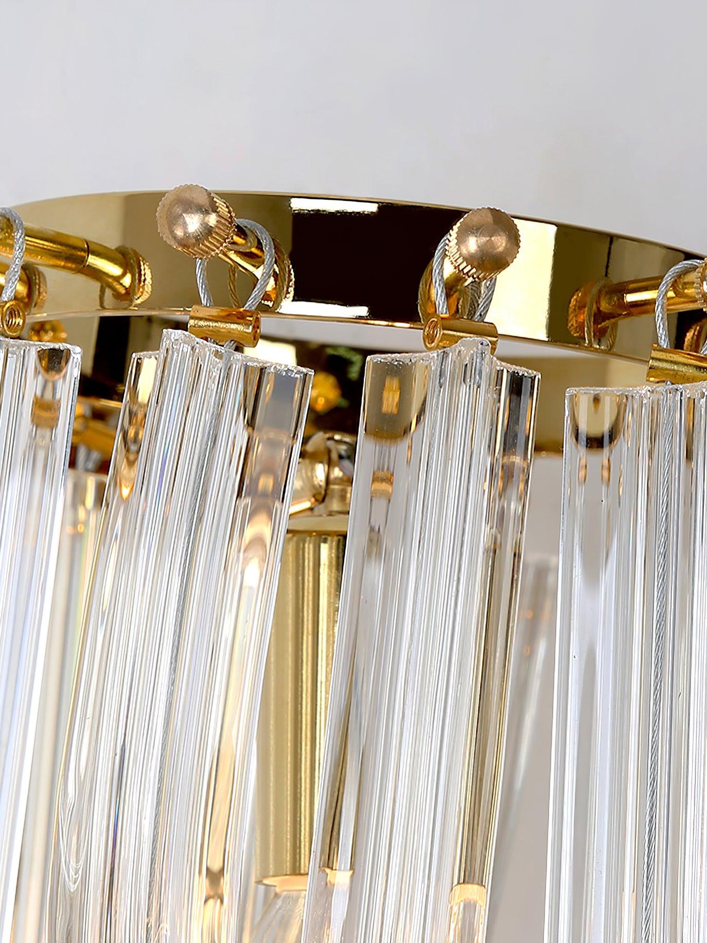 Aurora Wall Lamp Trevi Murano Glass Gold Modern Luxury