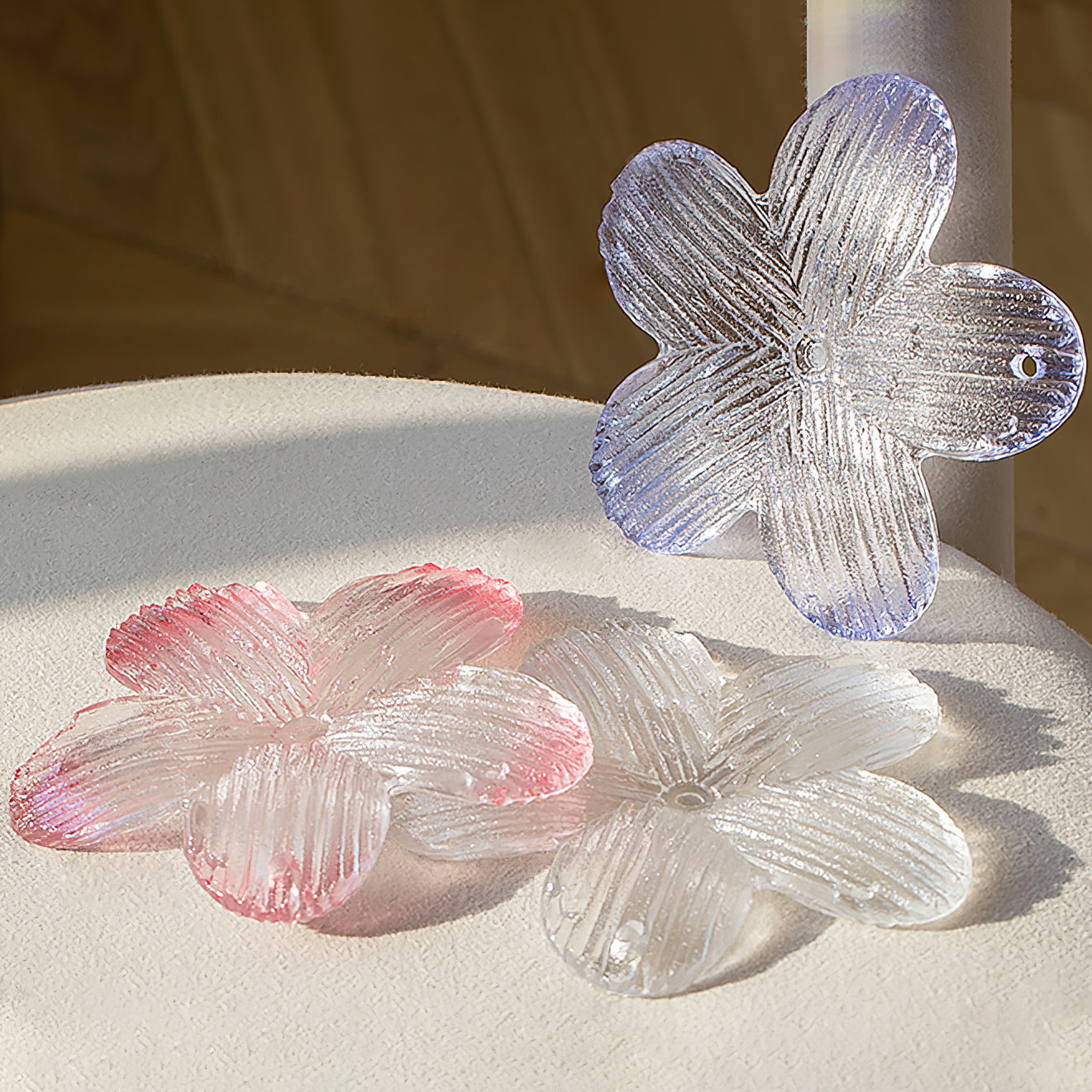 Cavine Pink Glass Flower Chandelier - Neutralighting
