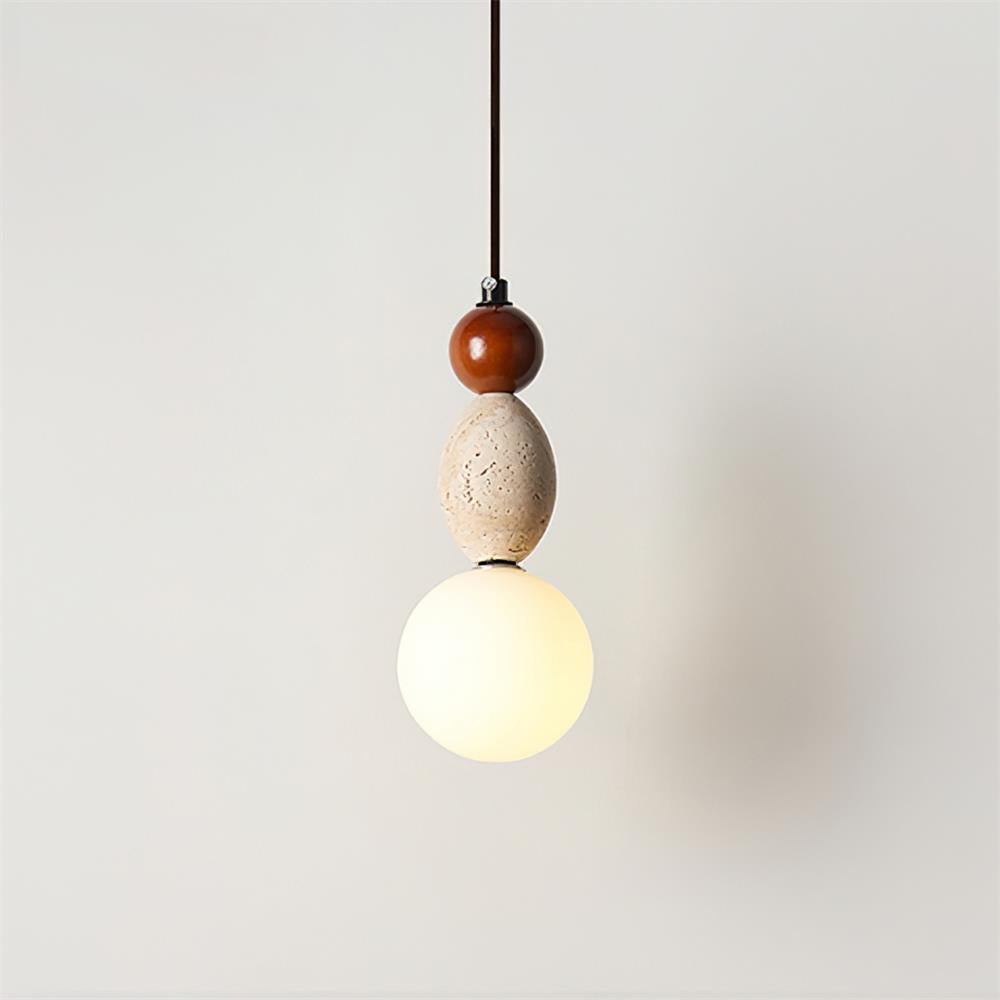 Ritta Triple Sphere Pendant Light Travertine - Neutralighting