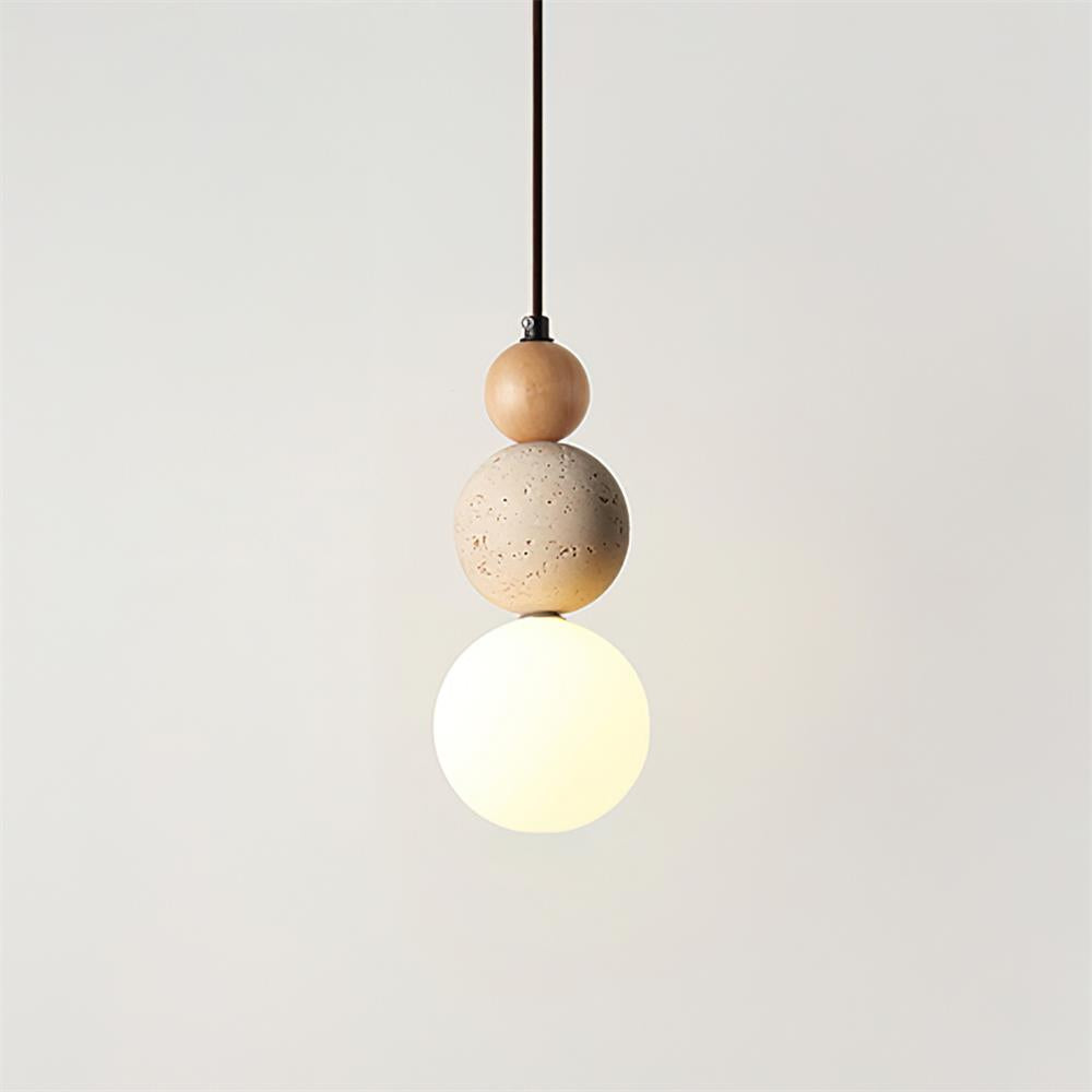 Ritta Triple Sphere Pendant Light Travertine - Neutralighting