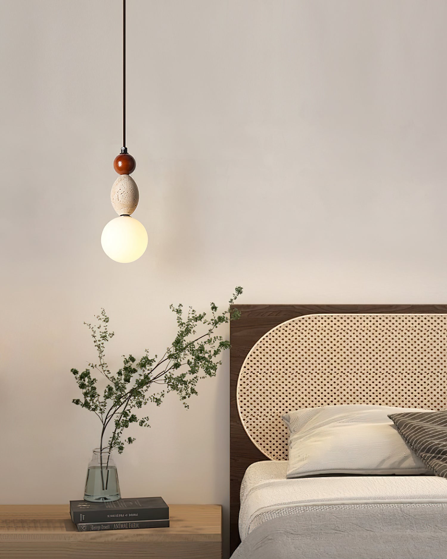 Ritta Triple Sphere Pendant Light Travertine - Neutralighting