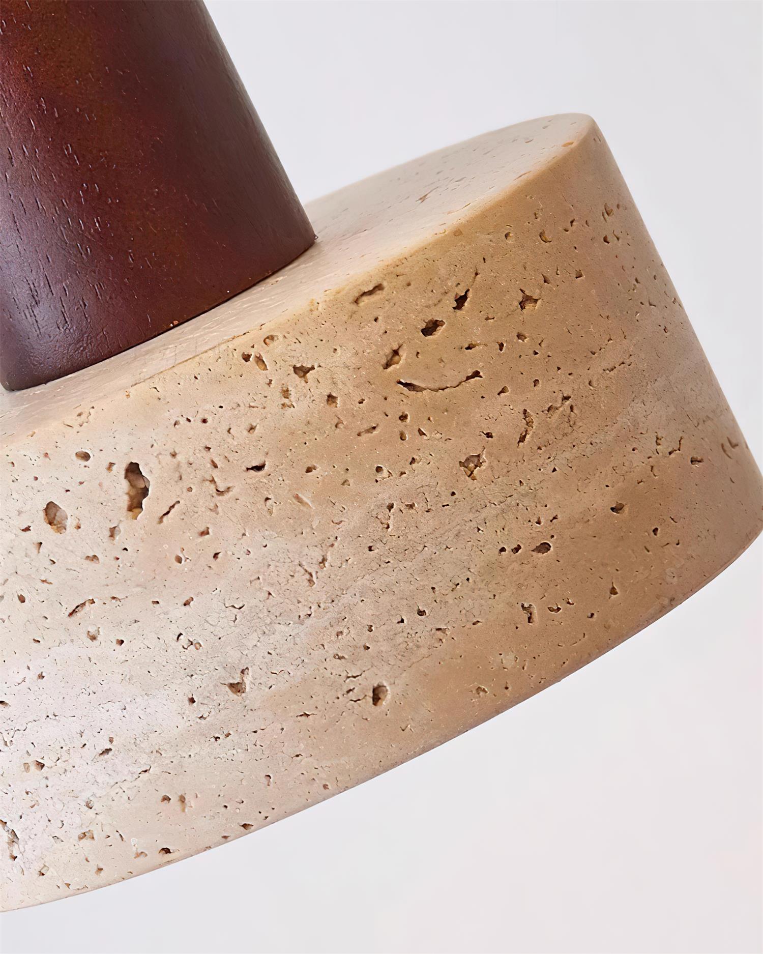 Lunara Multi-Light Pendant Lamp Set Travertine - Neutralighting