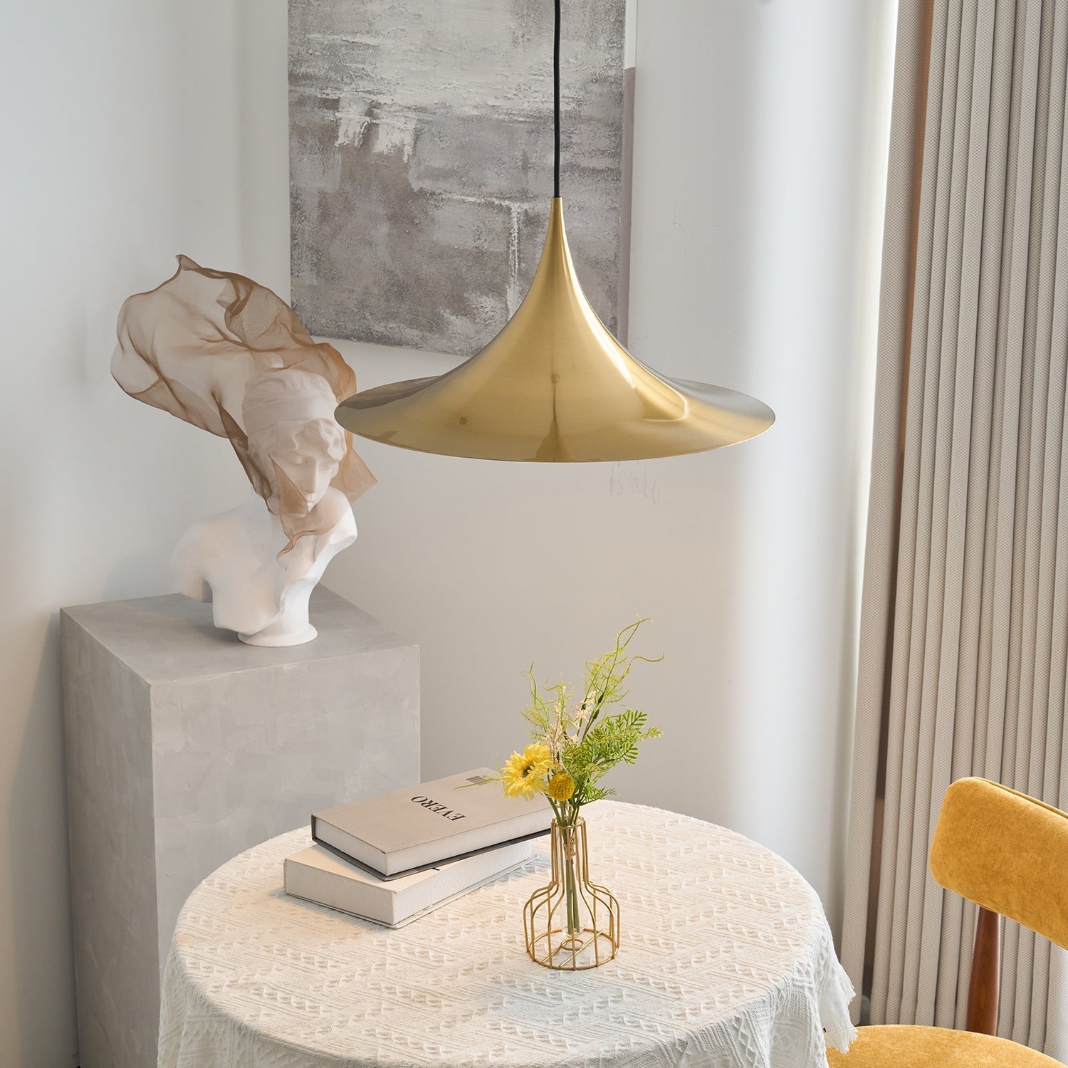 Pendant Lamp Slim Neck and Wide Flare Contemporary Dining - Neutralighting