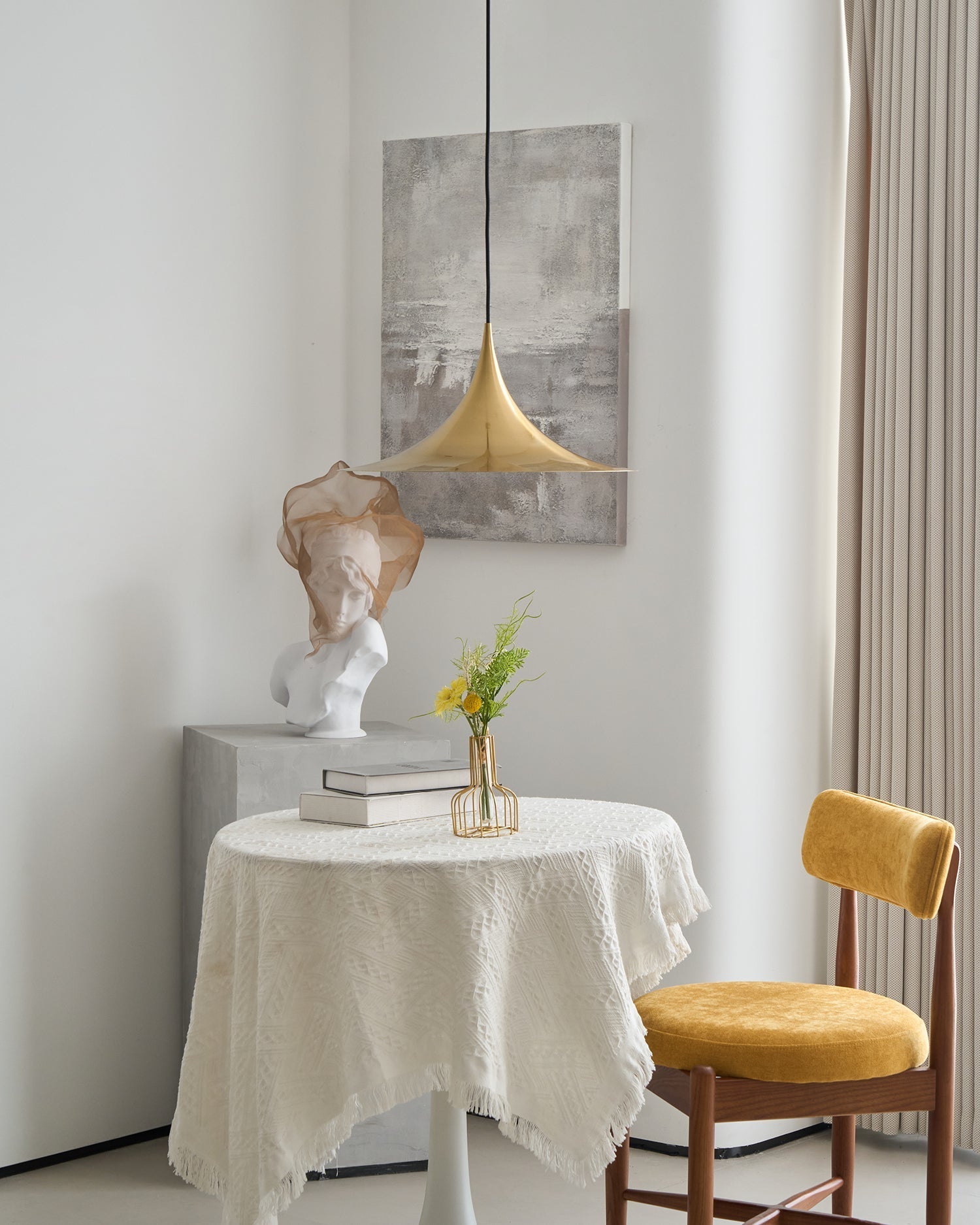 Pendant Lamp Slim Neck and Wide Flare Contemporary Dining - Neutralighting