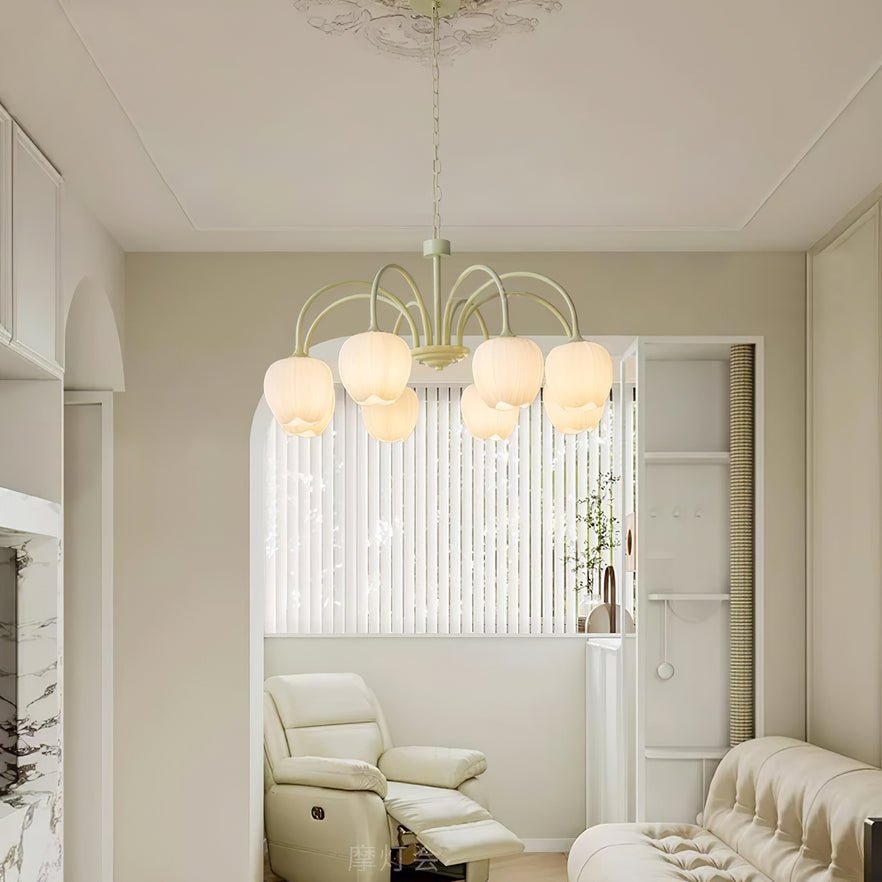 Tulip Fresh Chandeliers Glass - Neutralighting