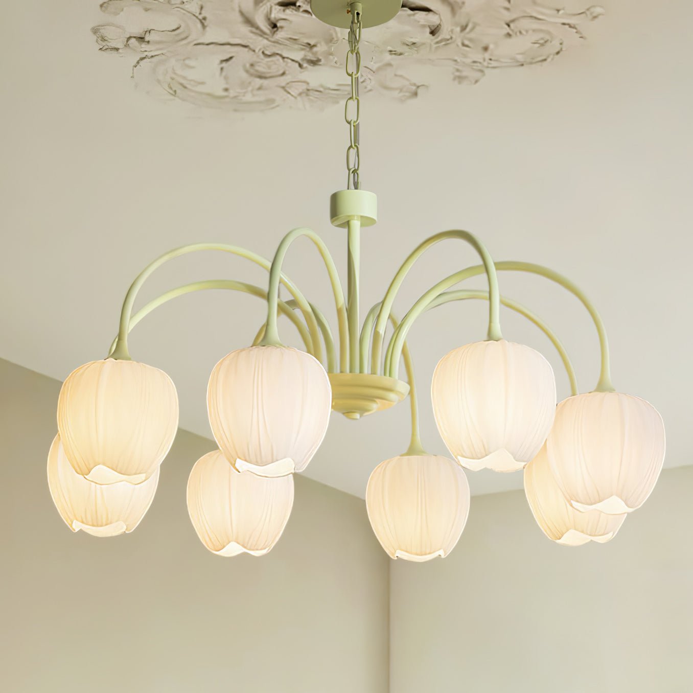 Tulip Fresh Chandeliers Glass - Neutralighting