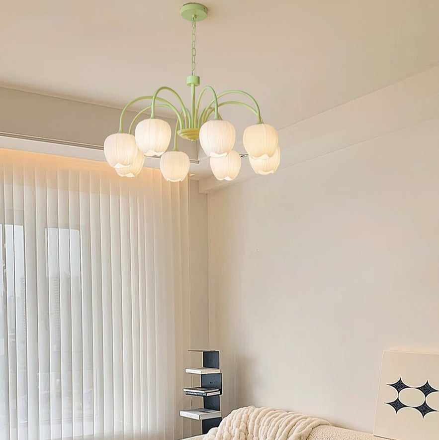 Tulip Fresh Chandeliers Glass - Neutralighting