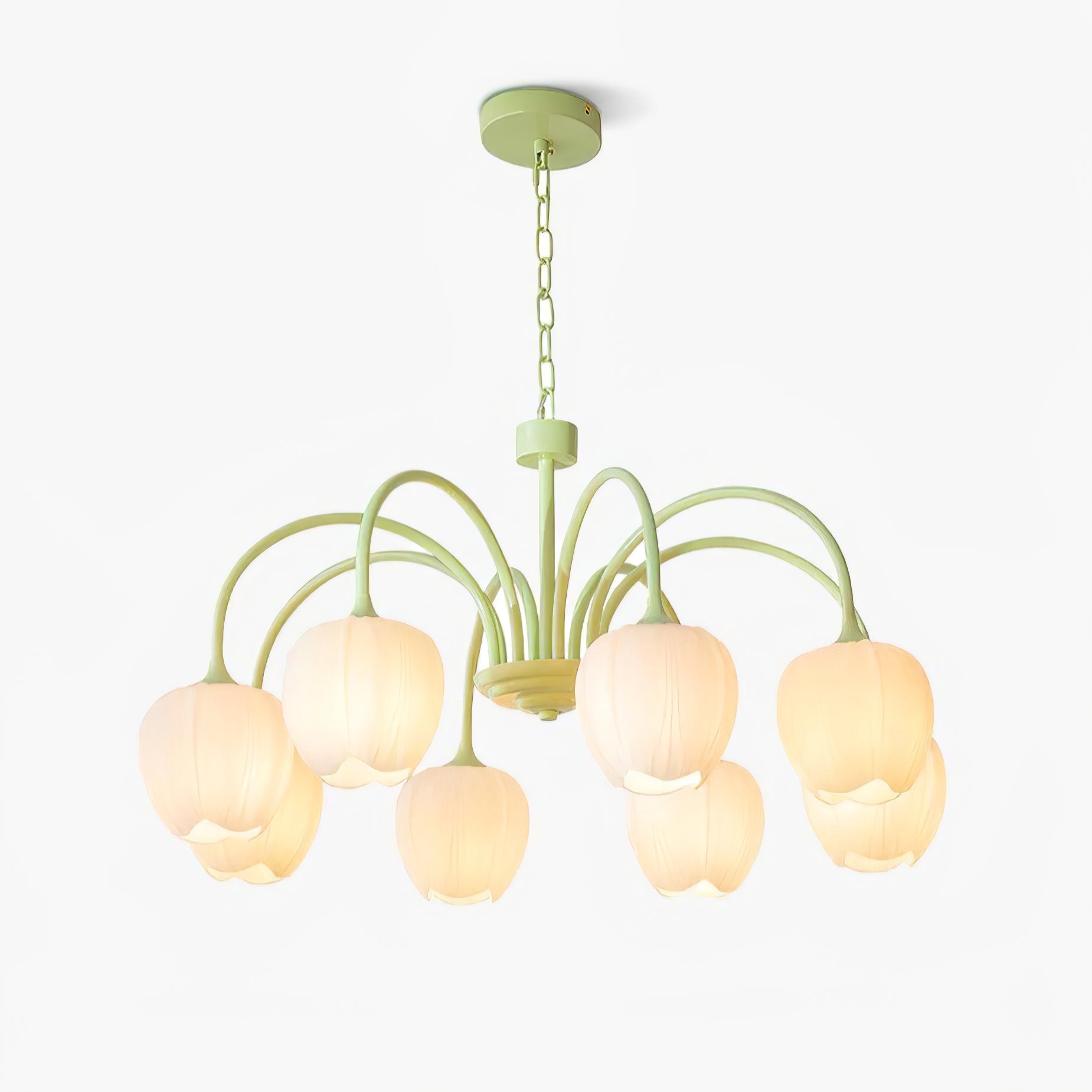 Tulip Fresh Chandeliers Glass - Neutralighting