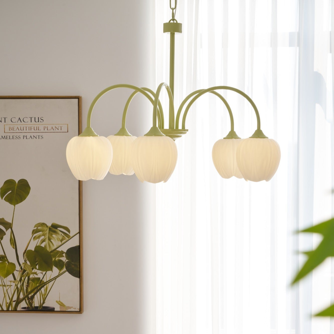 Tulip Fresh Chandeliers Glass - Neutralighting
