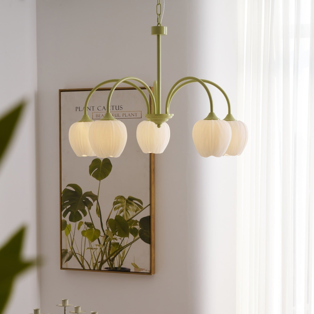 Tulip Fresh Chandeliers Glass - Neutralighting