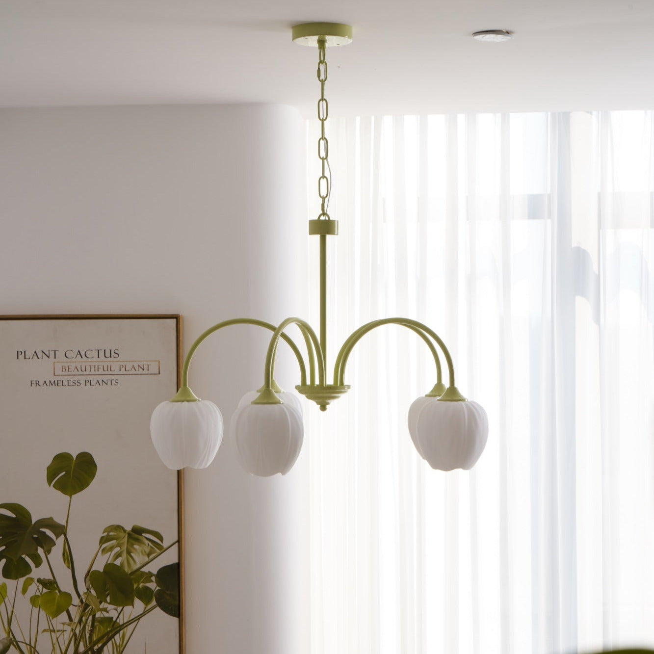 Tulip Fresh Chandeliers Glass - Neutralighting