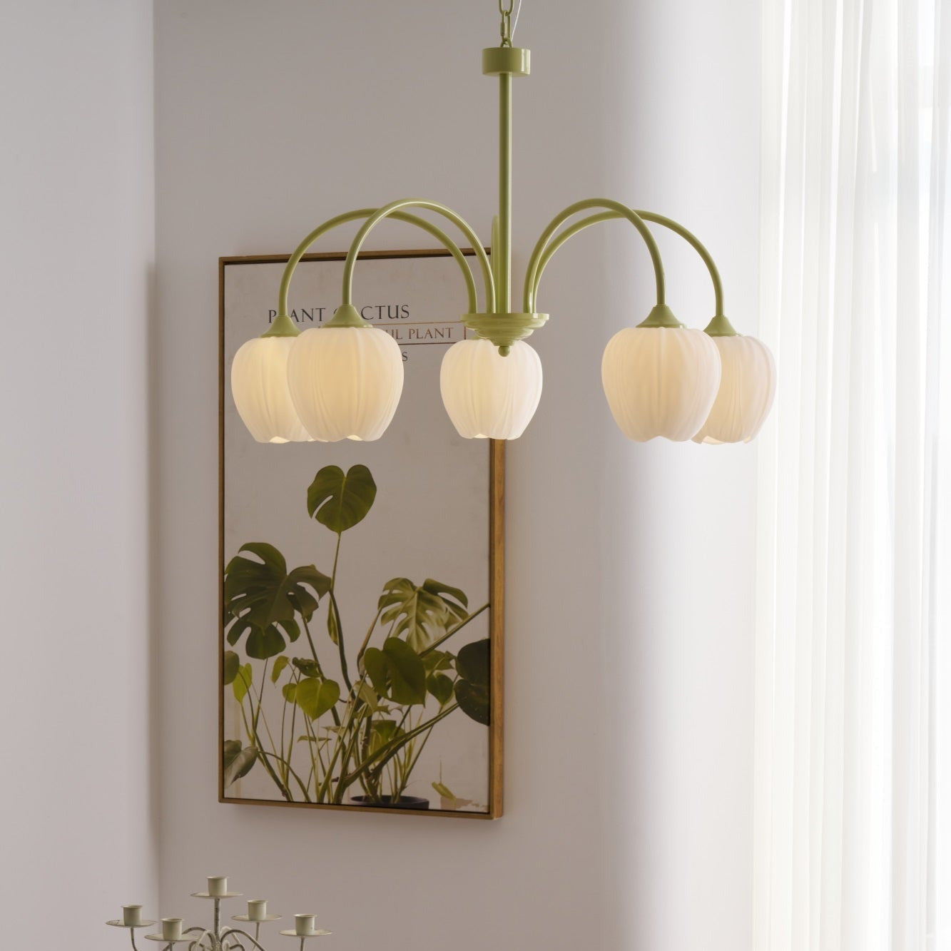 Tulip Fresh Chandeliers Glass - Neutralighting