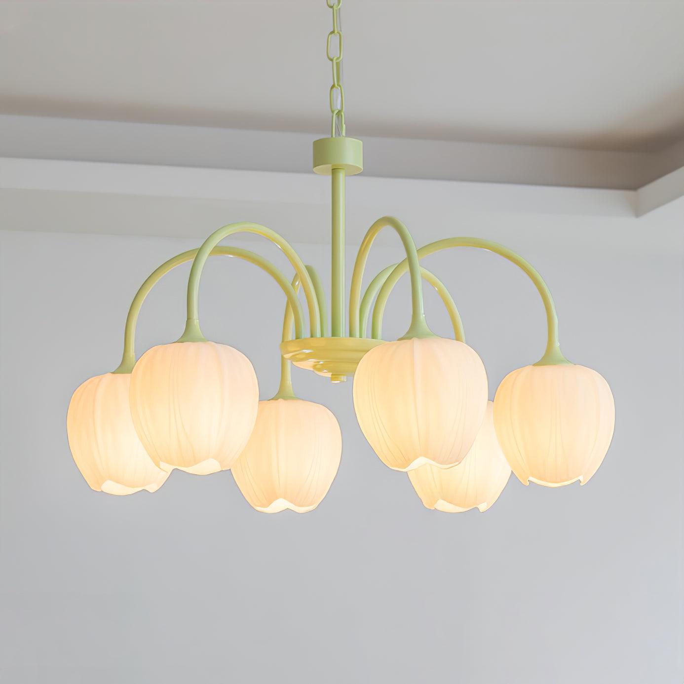 Tulip Fresh Chandeliers Glass - Neutralighting