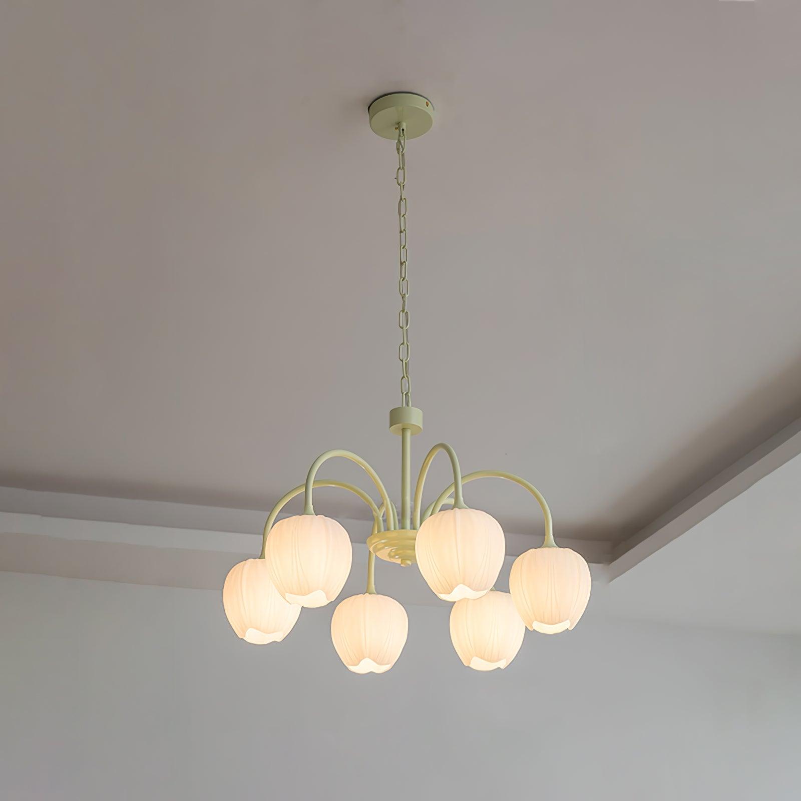 Tulip Fresh Chandeliers Glass - Neutralighting
