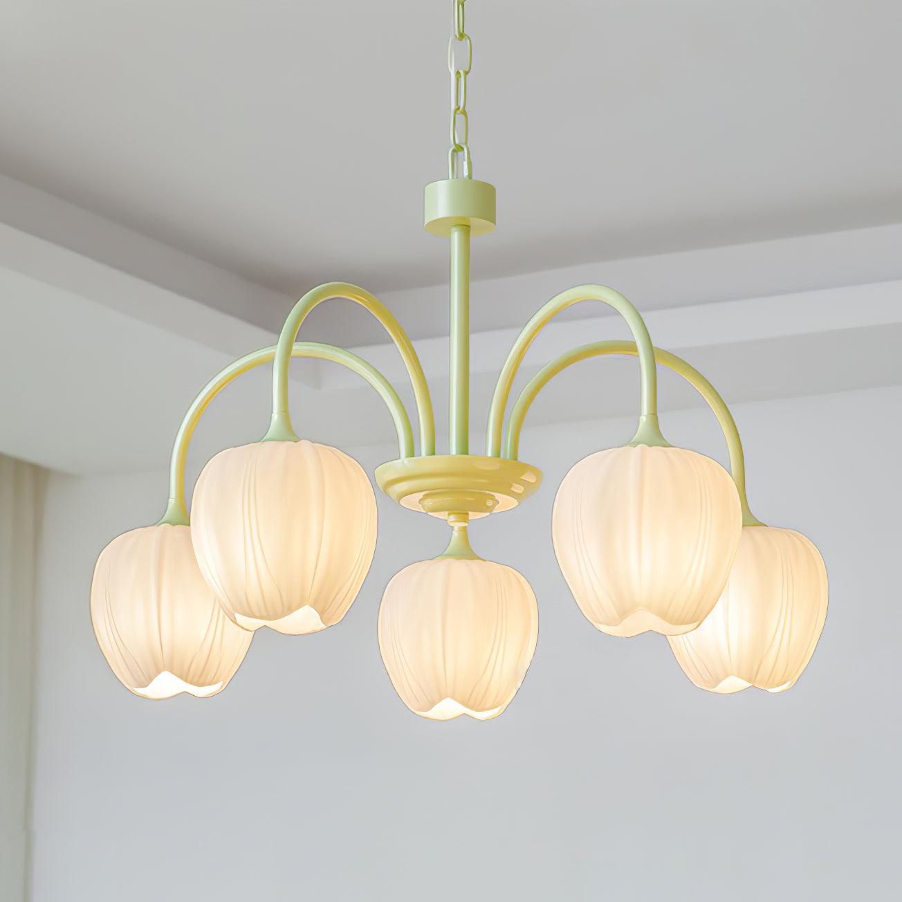 Tulip Fresh Chandeliers Glass - Neutralighting
