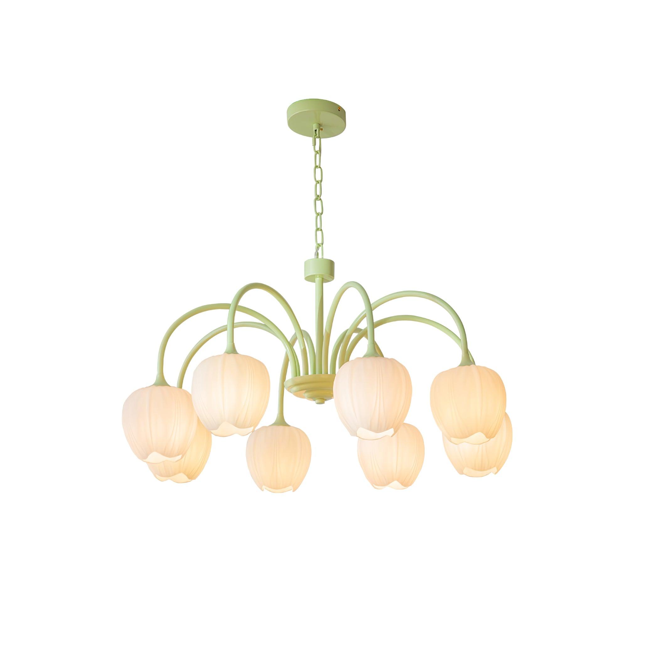 Tulip Fresh Chandeliers Glass - Neutralighting