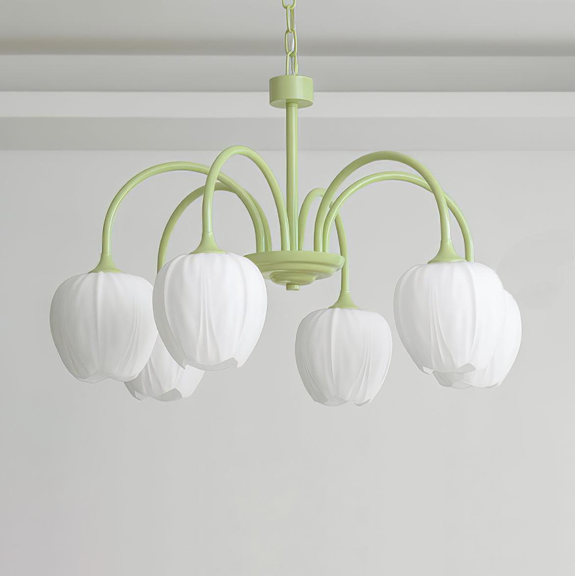 Tulip Fresh Chandeliers Glass - Neutralighting