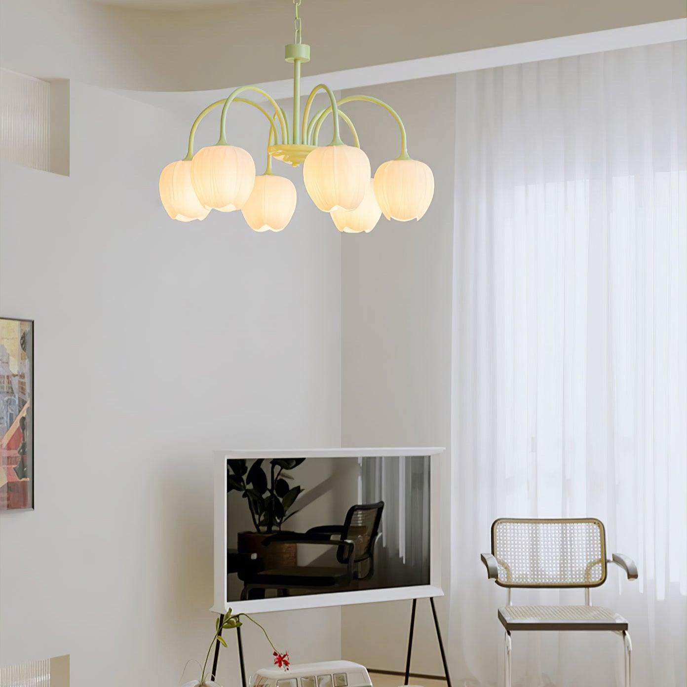 Tulip Fresh Chandeliers Glass - Neutralighting