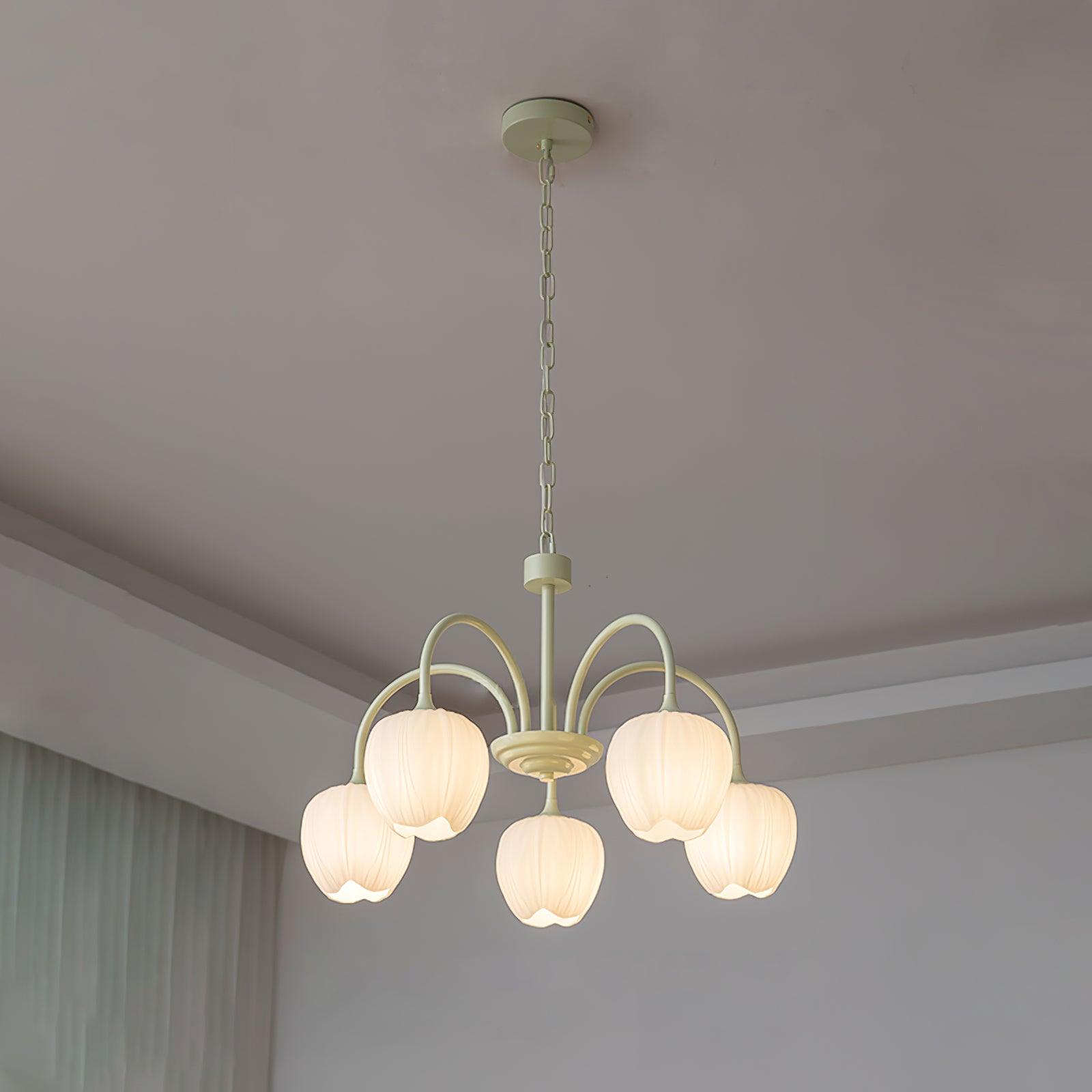 Tulip Fresh Chandeliers Glass - Neutralighting
