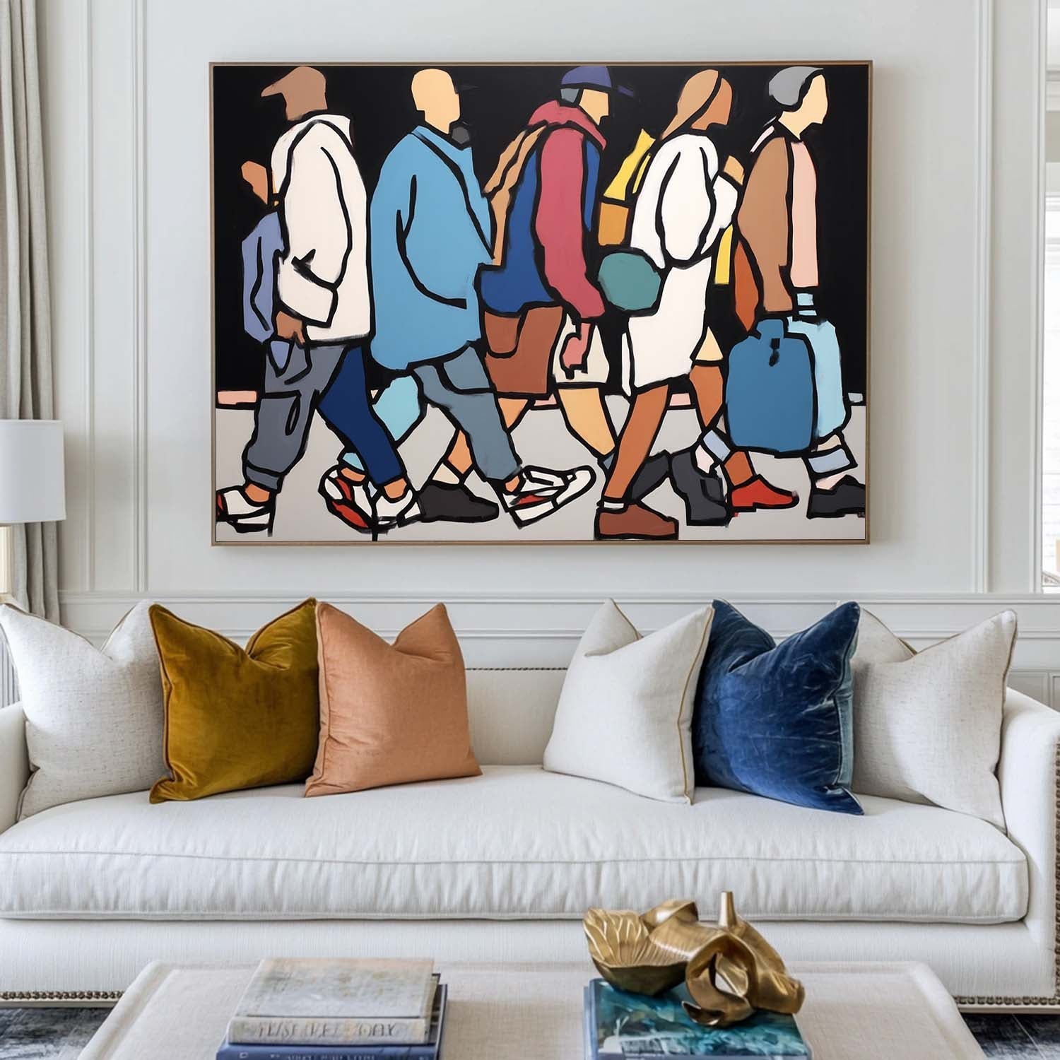 Modern Abstract Painting ABAH194 - Neutralighting