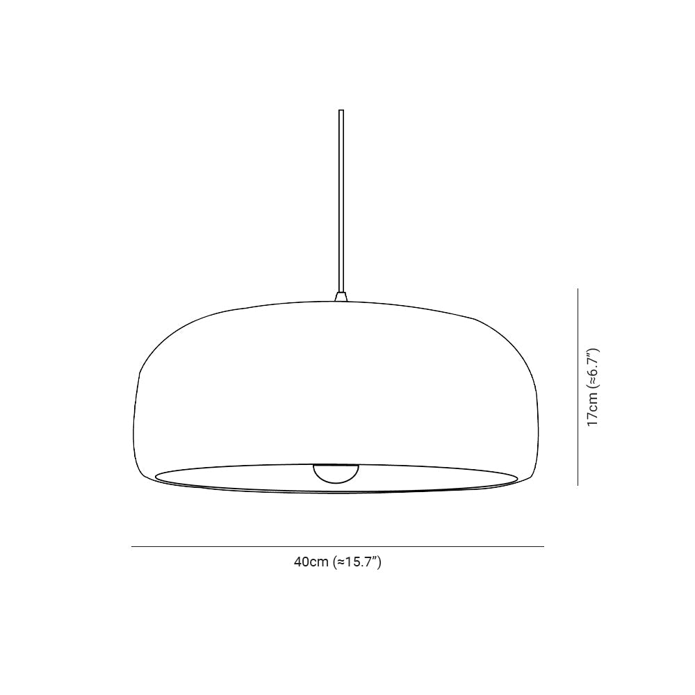 Avi Modern Cloud Dome Pendant Light, Gray - Neutralighting