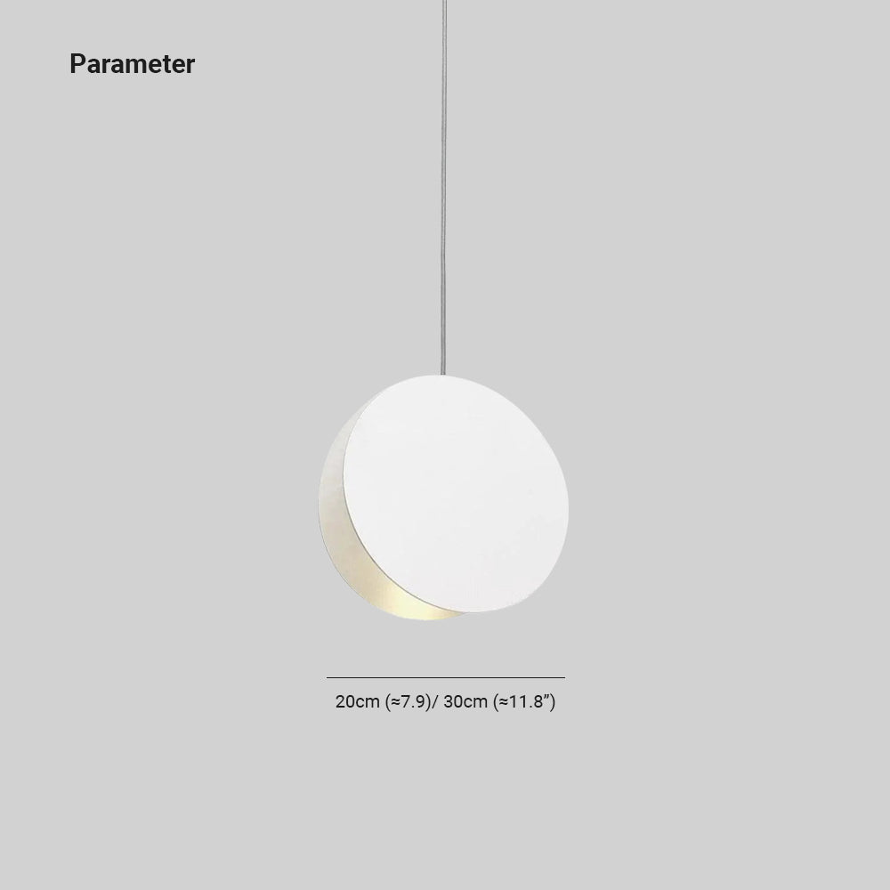 Valentina Round Pendant Light, Metal, 6 Color, 7.8″/11.8″ - Neutralighting