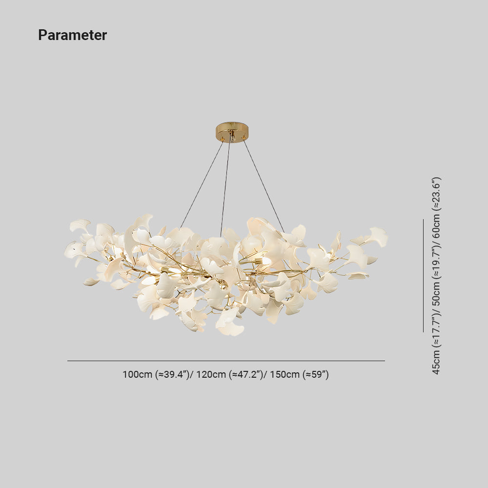 Metr Luxury Chandelier Ceramics Living Room U arc shape - Neutralighting