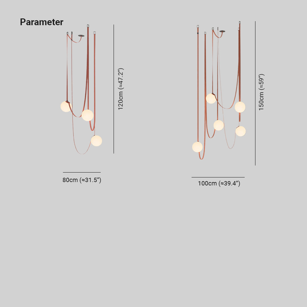 Zephira Multiple Belt Pendant Light - Neutralighting
