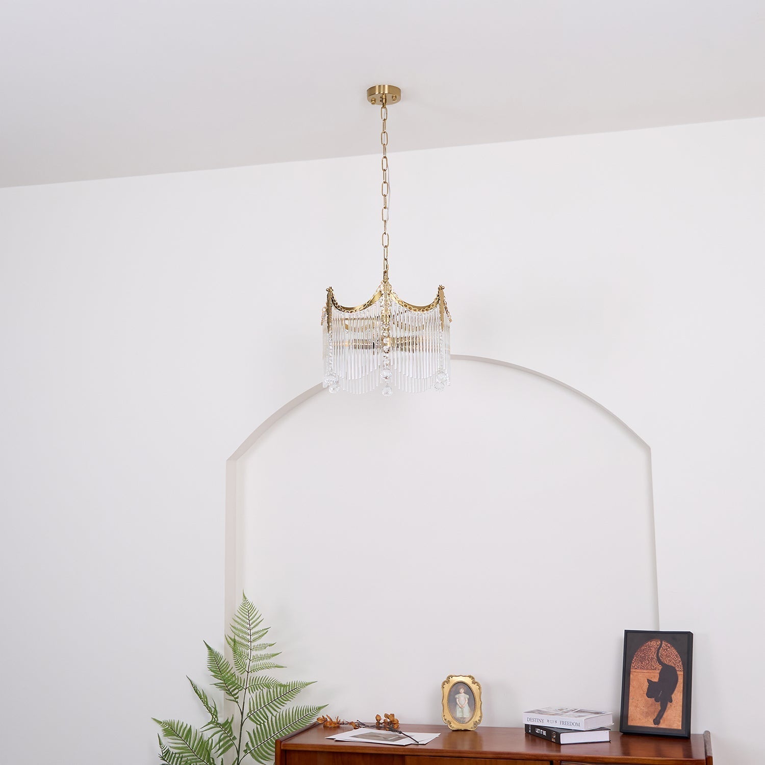 Elias Chandeliers Luxurious Glass Farmhouse - Neutralighting