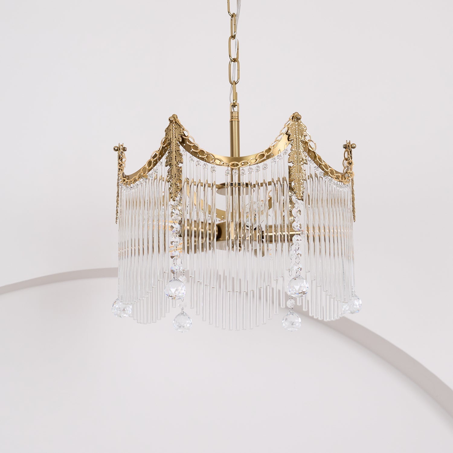 Elias Chandeliers Luxurious Glass Farmhouse - Neutralighting