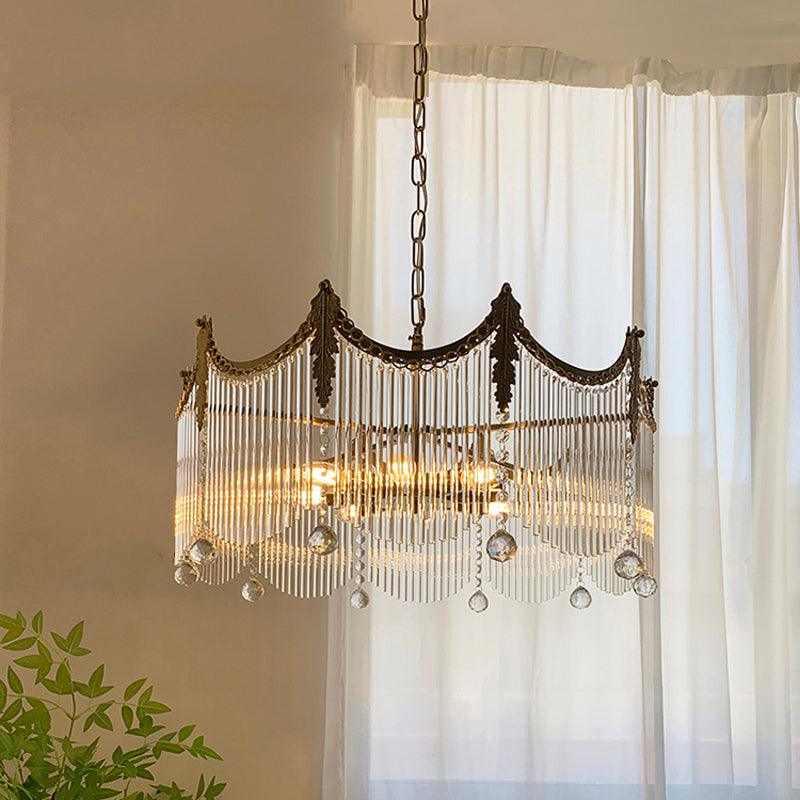 Elias Chandeliers Luxurious Glass Farmhouse - Neutralighting
