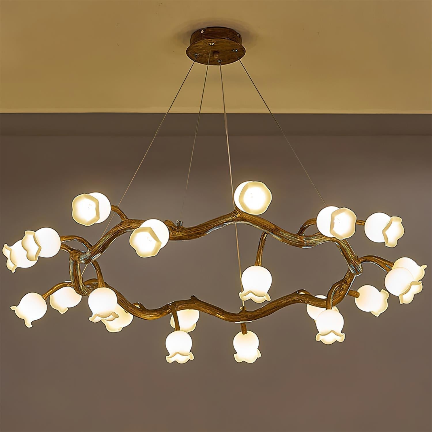 Alva Flowers Chandelier - Neutralighting