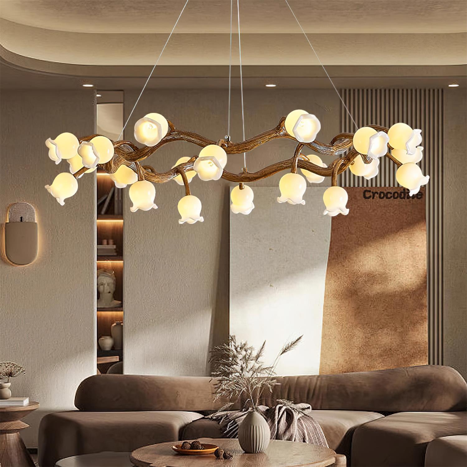 Alva Flowers Chandelier - Neutralighting