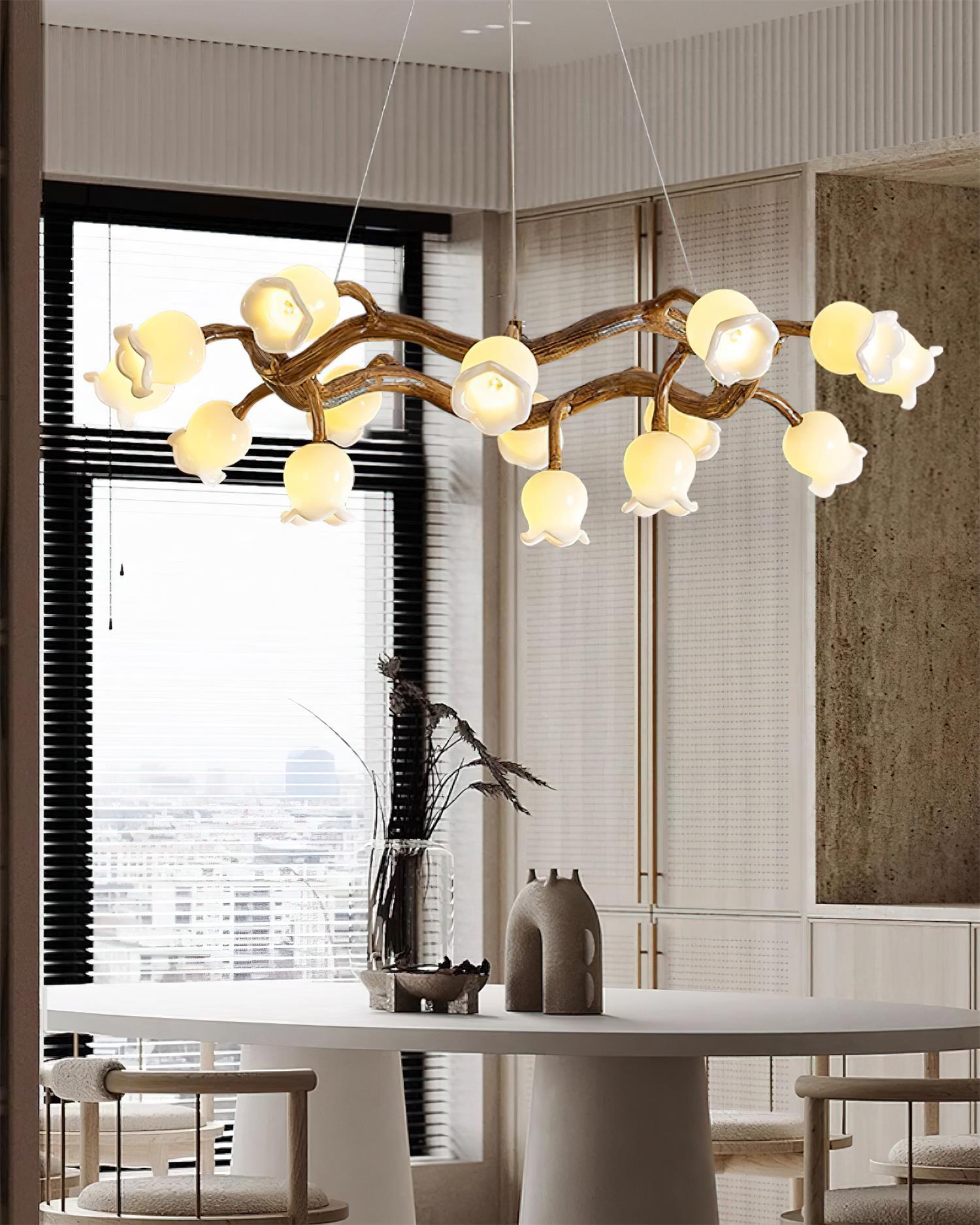 Alva Flowers Chandelier - Neutralighting