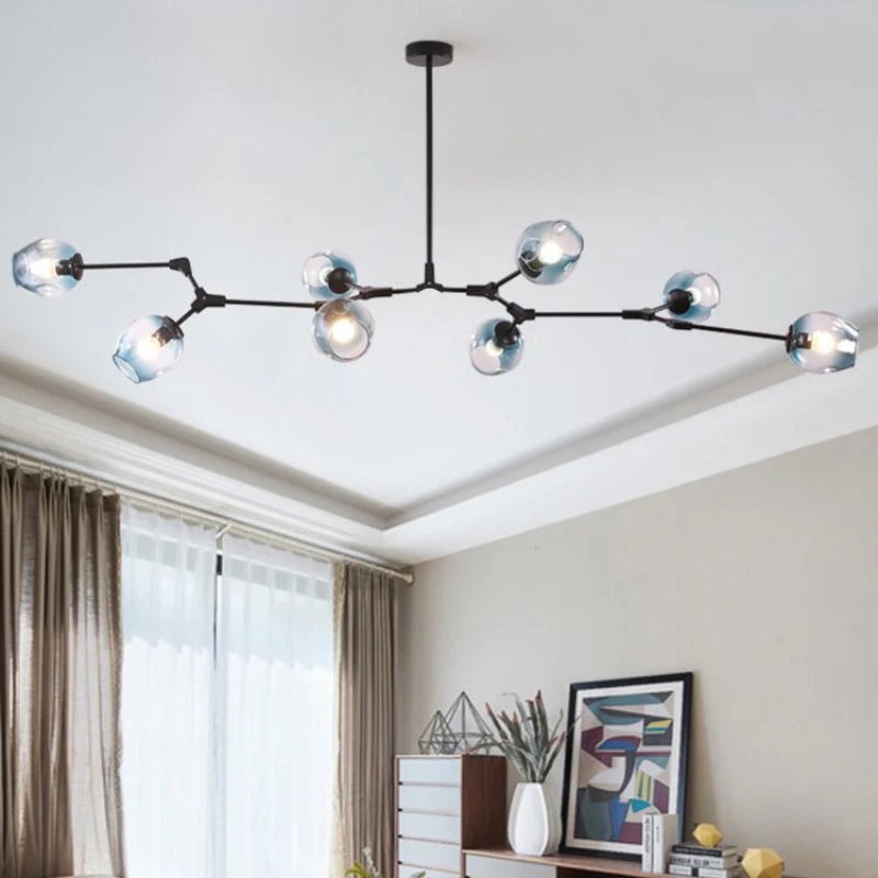 Kirae Nordic Modern Glass Pendant Light Clear Bubble - Neutralighting