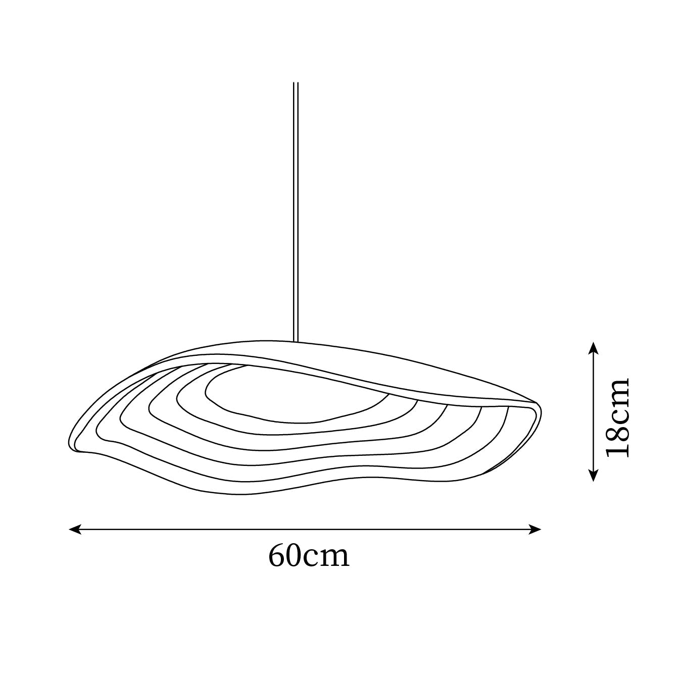 Ovelis Wave Pendant Lamp - Neutralighting
