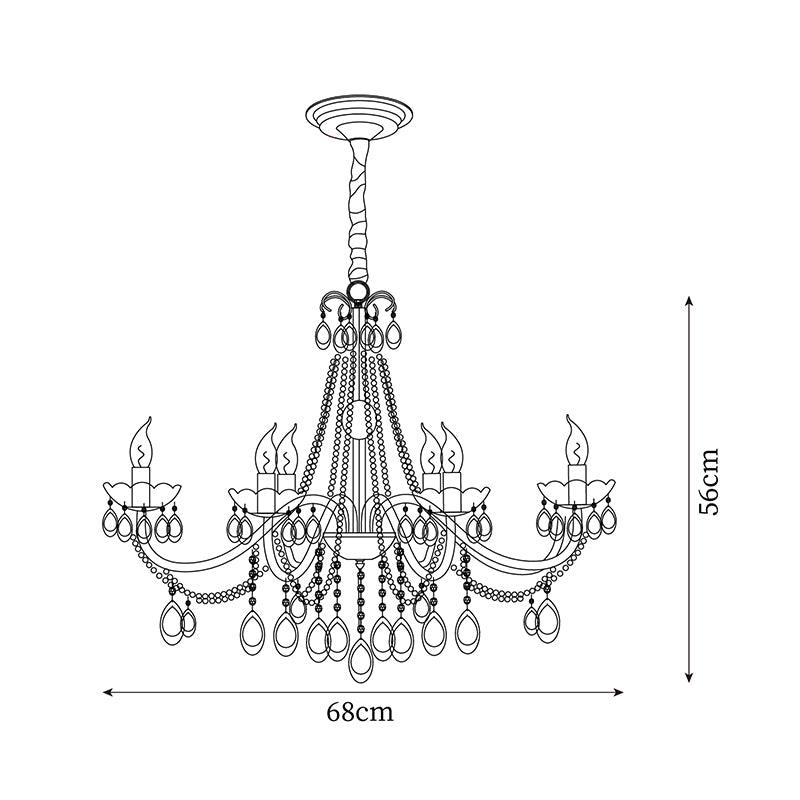 Elysion Gold Crystal Chandelier - Neutralighting